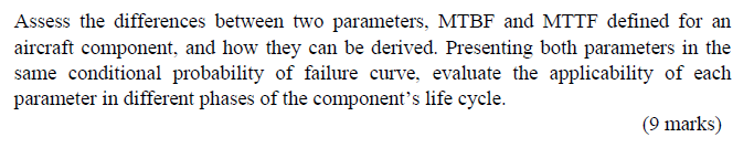 Assess the differences between two parameters,