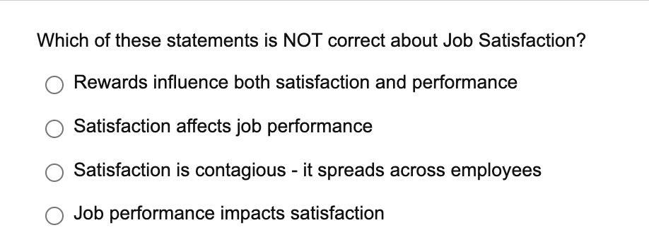 Which of these statements is NOT correct about