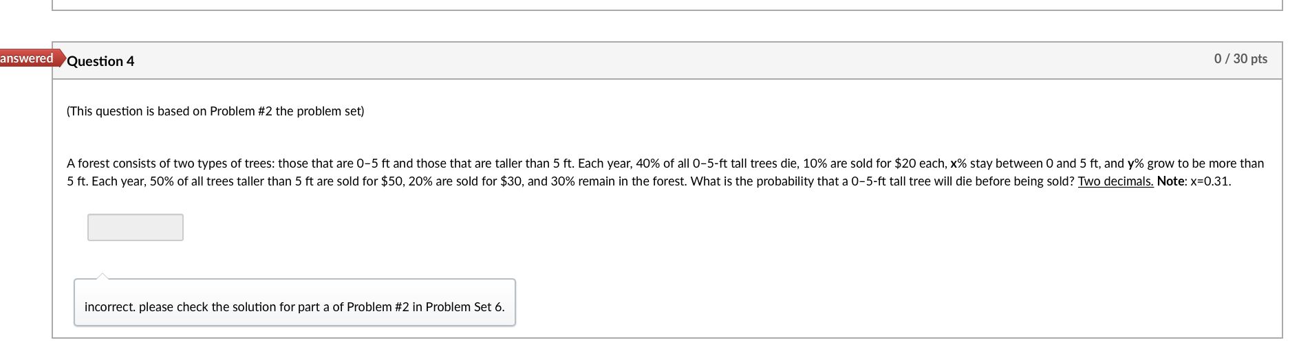 (This question is based on Problem #2 the problem