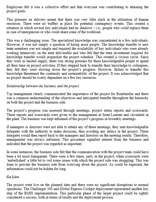 How can we assess whether a project is a success