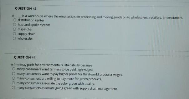 QUESTION 41 Delivering what is promised when it