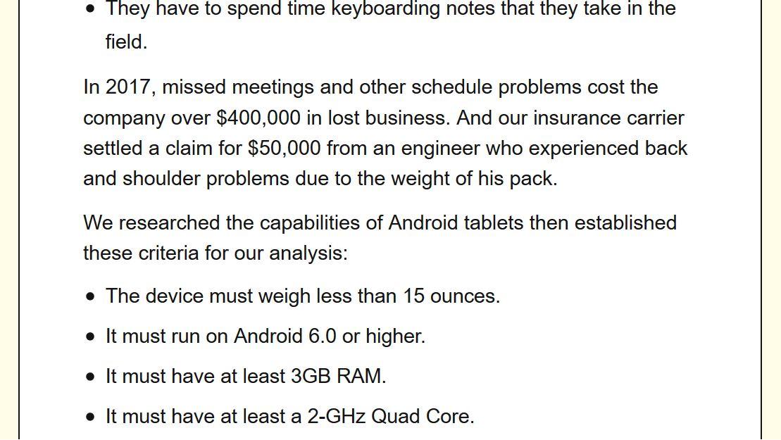 DOCUMENT ANALYSIS ACTIVITY Analyzing an Executive