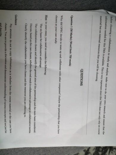 Before choosing a collaboration to study and