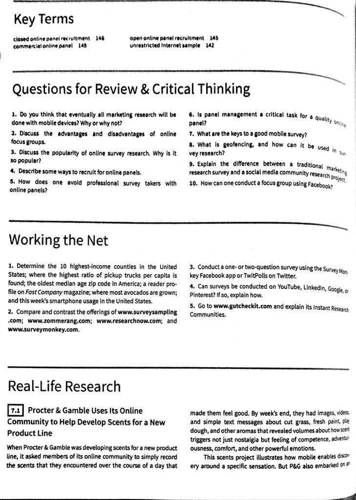 Do you think P&G used the right research method