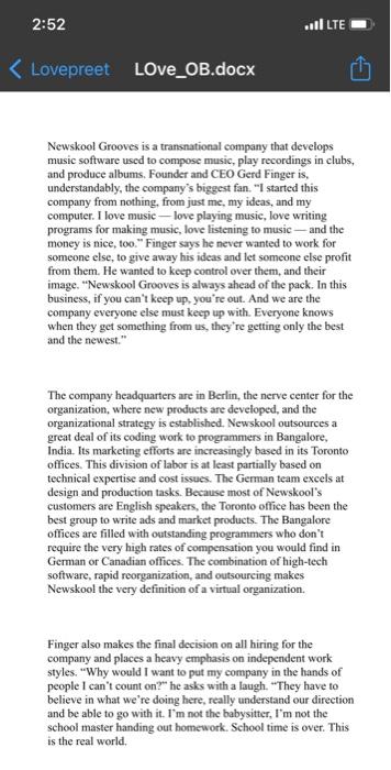 answe question 1 2:52 Il LTE