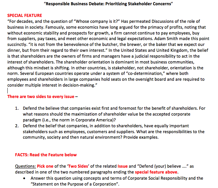 Read the two Articles above, then read the