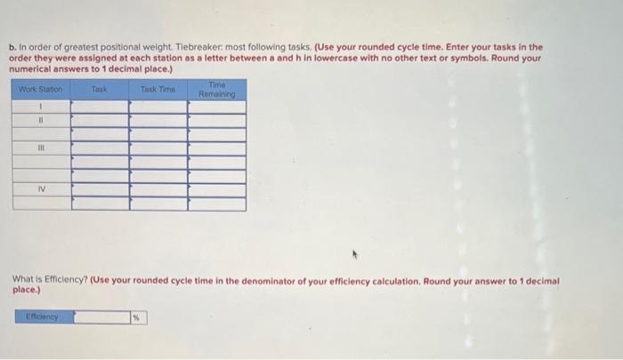 A manager wants to assign tasks to workstations