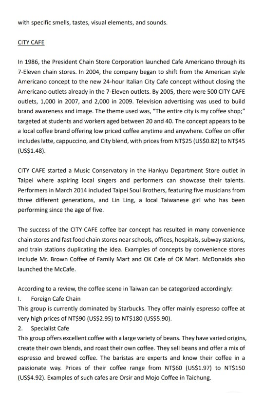 INDIVIDUAL CASE STUDY President Store Corporate