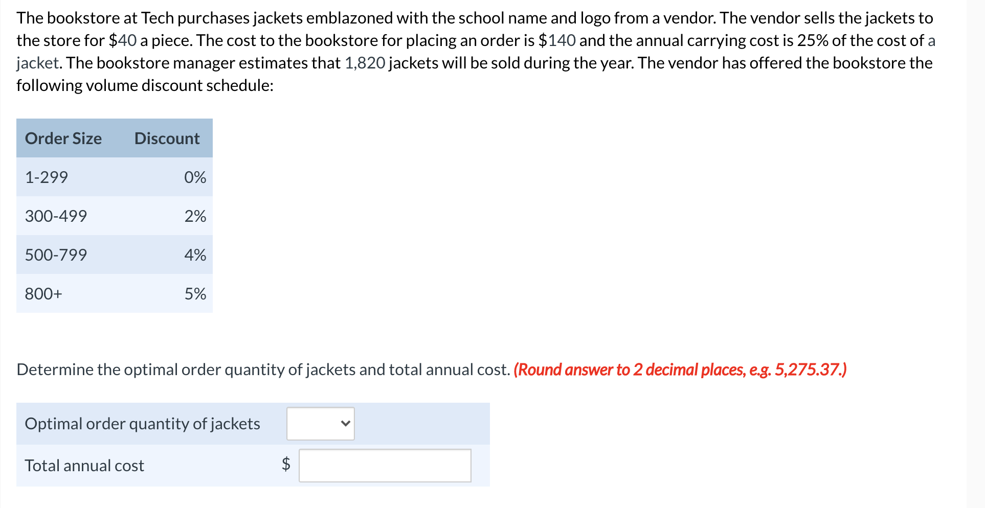 The bookstore at Tech purchases jackets