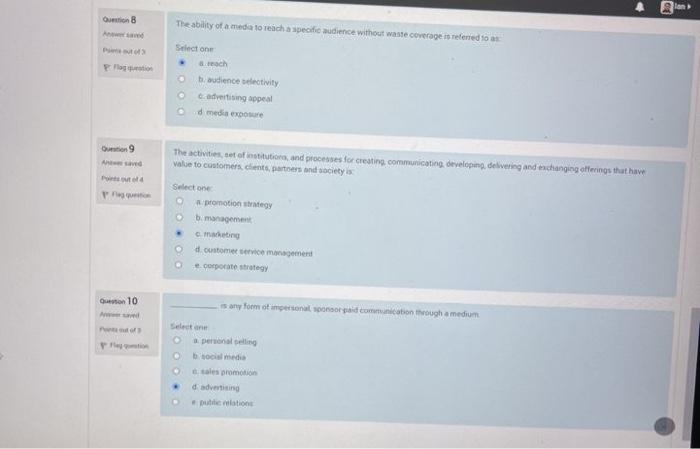 help thabk you! Oto 8 The ability of a media to