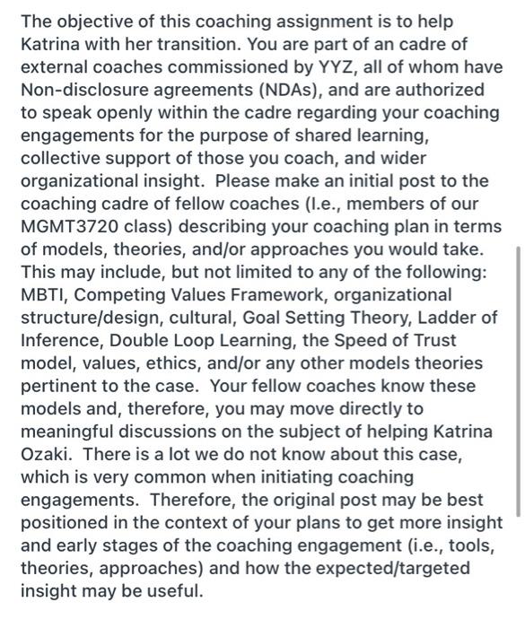 Please make an original post based on the