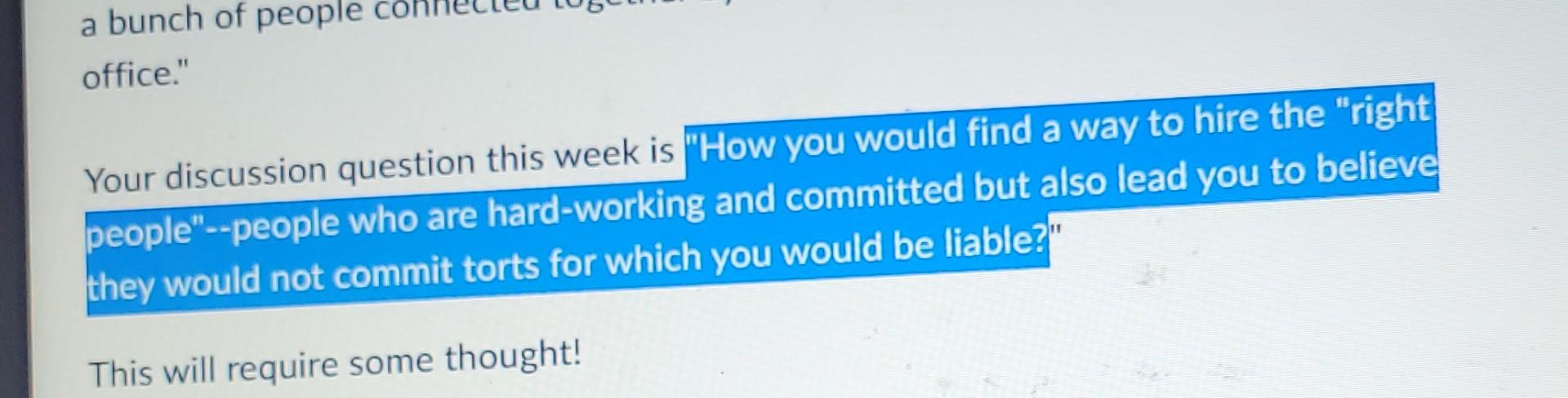 please answer the question and elaborate. thank