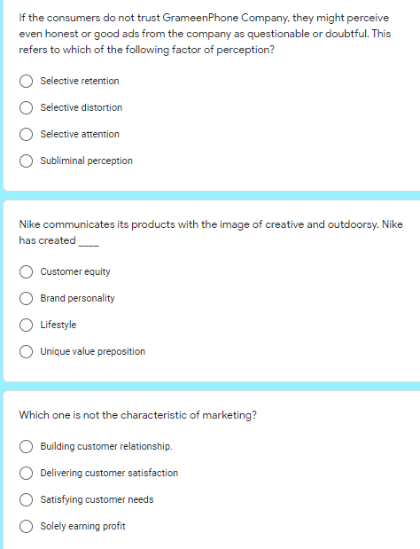 If the consumers do not trust GrameenPhone