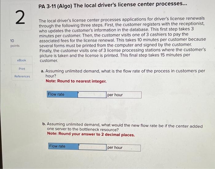 The local driver's license center processes