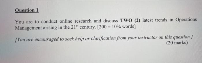 You are to conduct online research and discuss