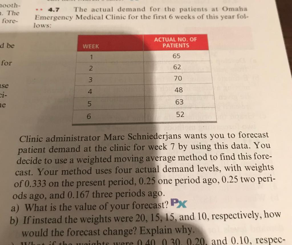 Solve problem 4.7 parts a & b. Be sure to show