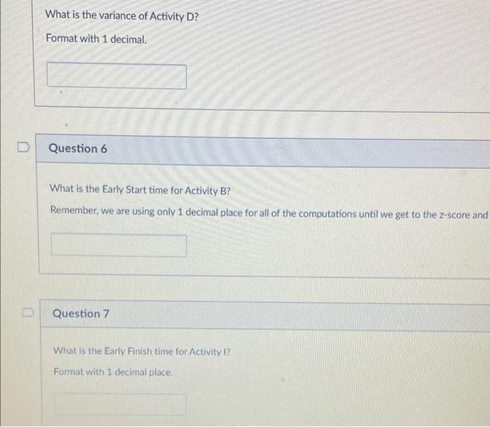 You are managing a project. The tasks and time
