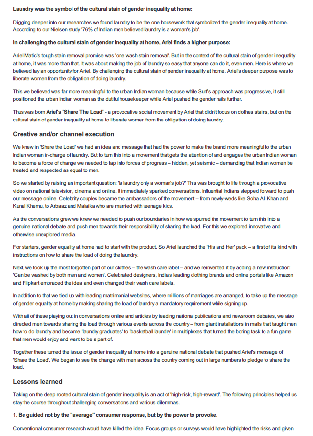 What kind of higher purpose Ariel was looking