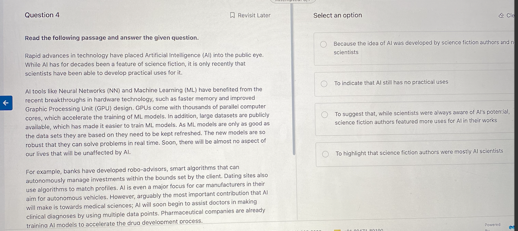 Can you help me with multiple choice question?