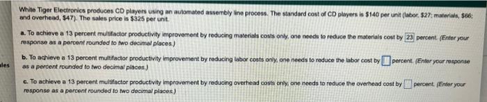 White Tiger Electronics produons CD playen using