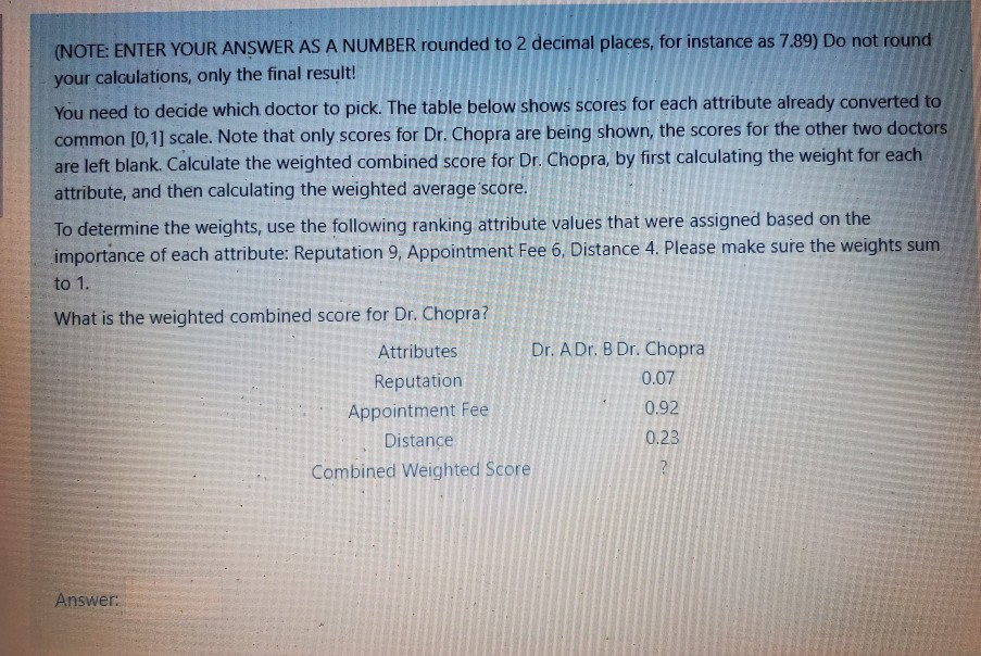 (NOTE: ENTER YOUR ANSWER AS A NUMBER rounded to 2