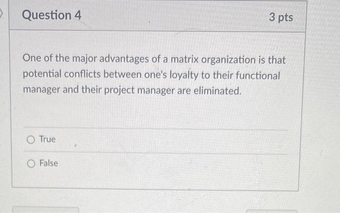 please answer all Question 1 3 pts Eli holds a