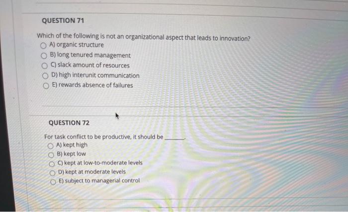 QUESTION 71 Which of the following is not an