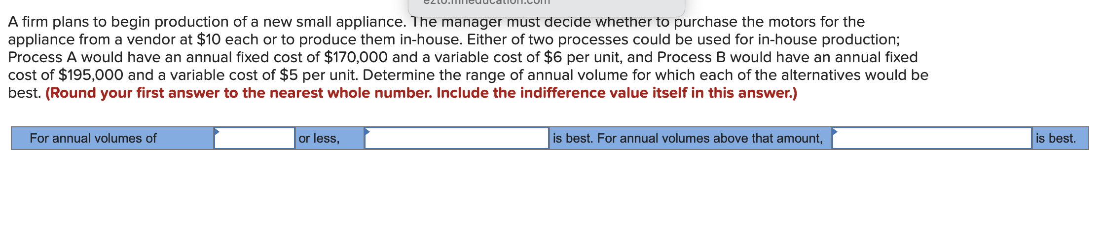 A firm plans to begin production of a new small