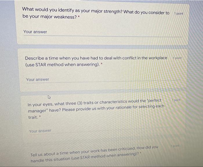 interview question for international office