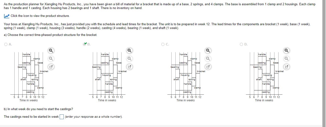 *ANSWER PART B FOR ME PLEASE As the production