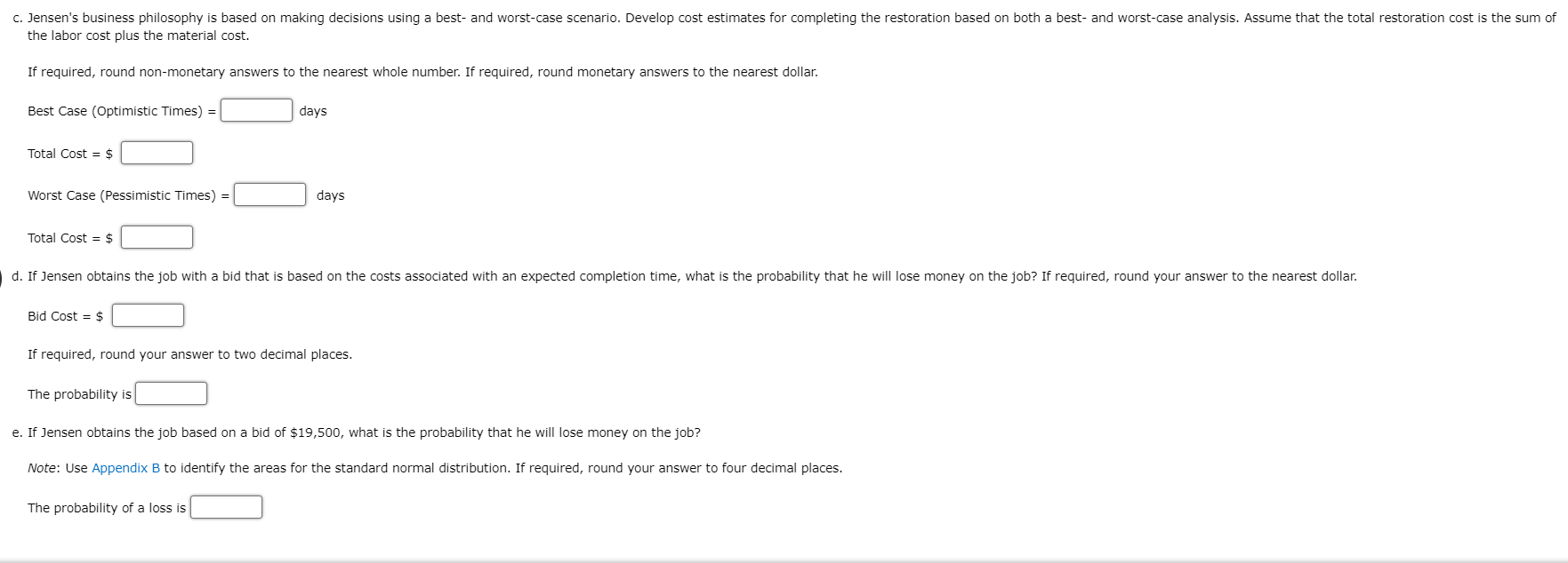 Problem 9-17 (Algorithmic) The Porsche Shop,