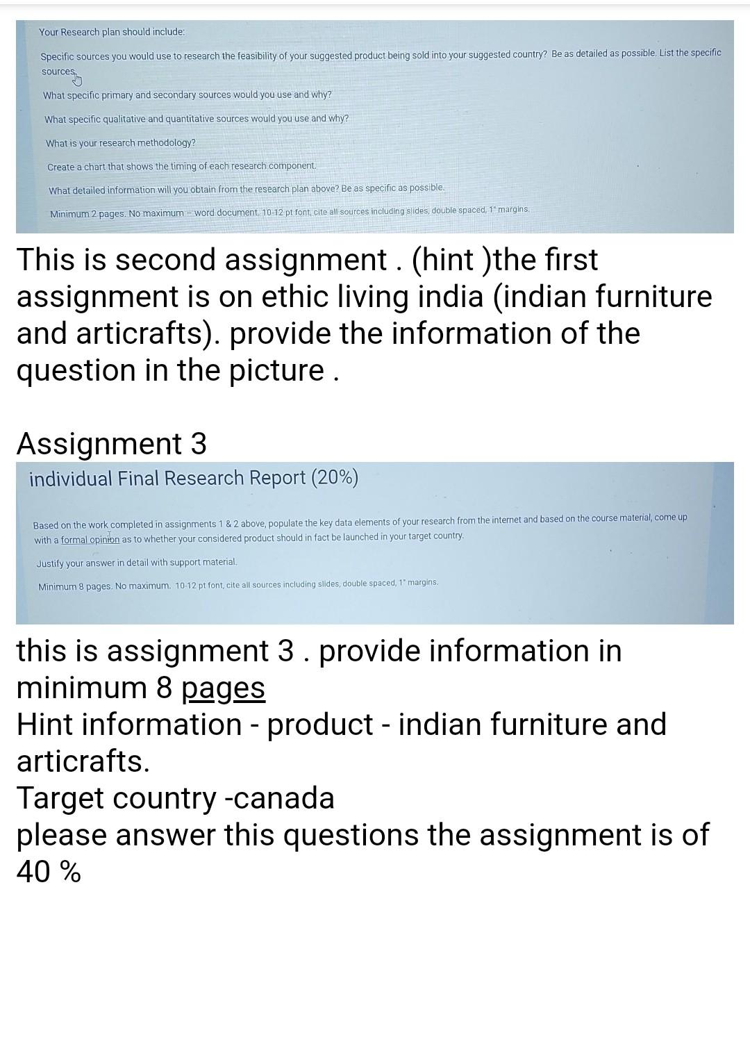 pls modify the answers Your Research plan should