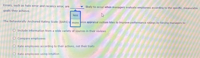 1. Development and performance feedback Emergency