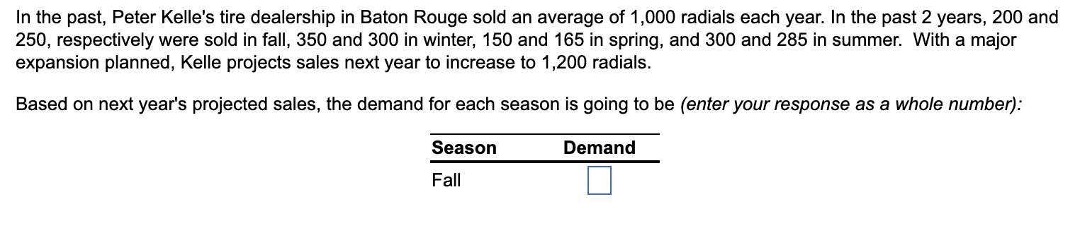 In the past, Peter Kelle's tire dealership in