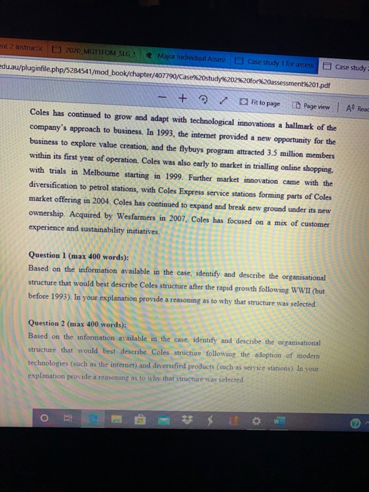 could someone help me with the questions on this