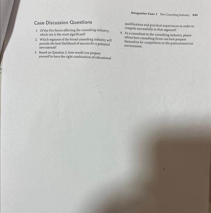 case study 1, answer urgently needed The