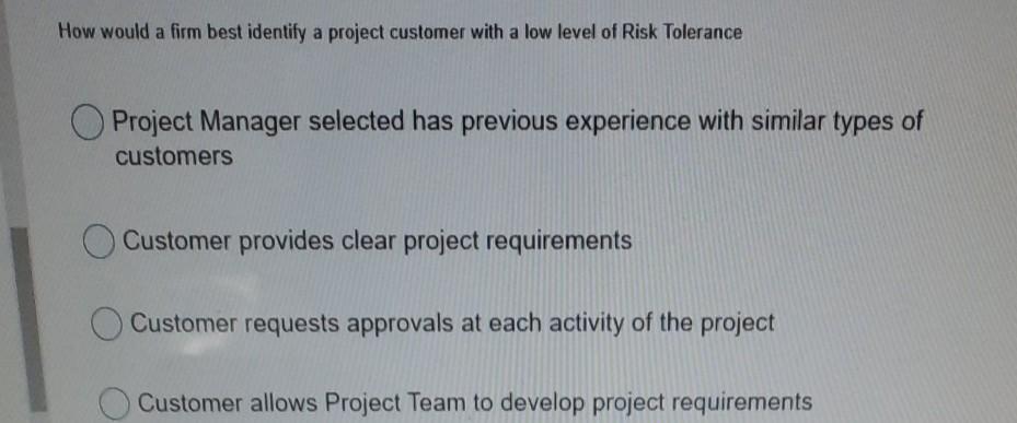 What is the greatest challenge facing a Project