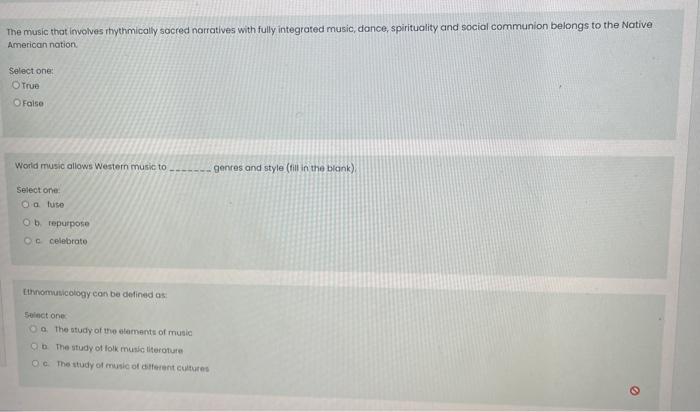 music appreciation please help Ballet is a