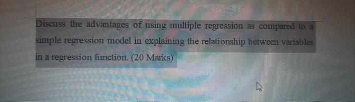 what is the advantages of using multiple