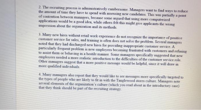 When reflecting on the five main recruiting