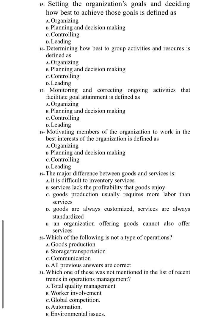 13- Which one of the following would not