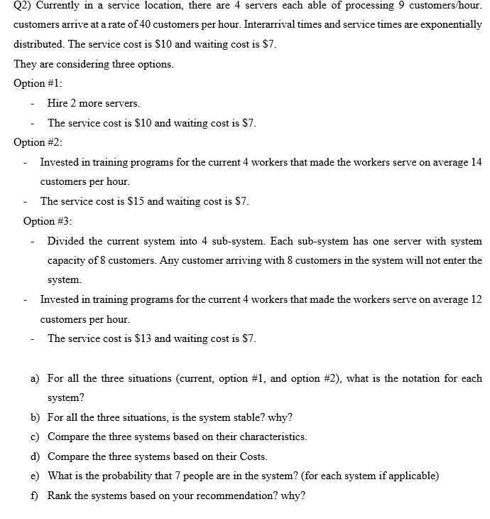 SOLVE WITH EXCEL SHEET PLEASE THANNK YOU Q2)