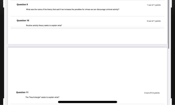 Question 9 What was the name of the theory that