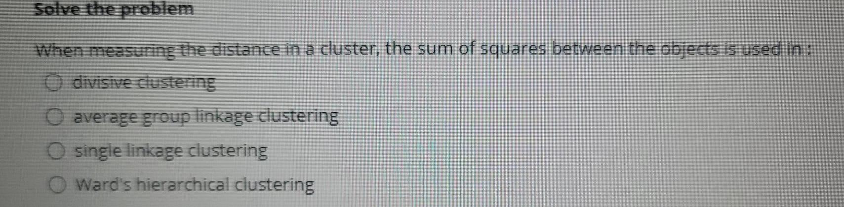 Solve the problem When measuring the distance in