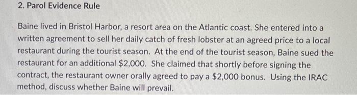 Instructions Answer the following case problems