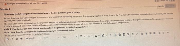 q6 fast please Moving to another question will