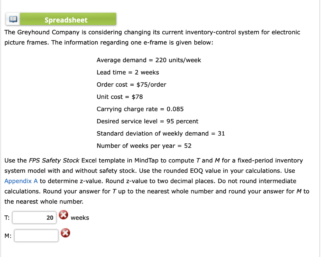 Spreadsheet The Greyhound Company is considering