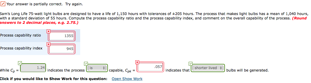 Your answer is partially correct. Try again.