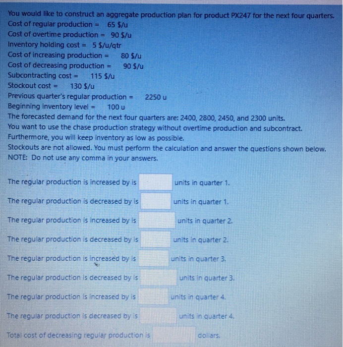 = You would like to construct an aggregate