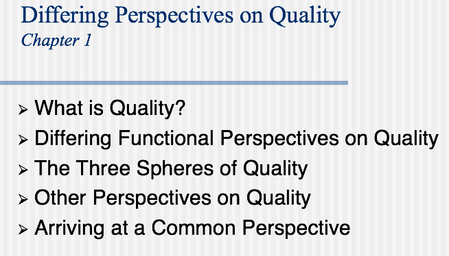 managing quality subject chapter can give